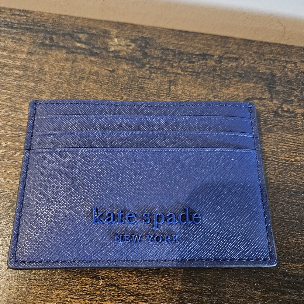Kate Spade Blue Card Holder